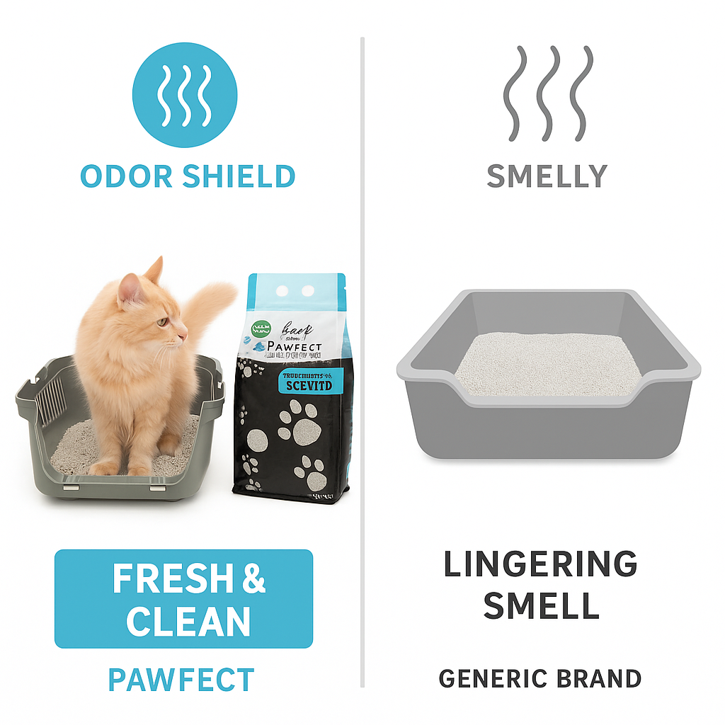 Marseille Soap Scented Cat Litter – 17.2 lbs. / 9 L, Fast Clumping, Natural Odor Absorption, Lightweight Formula + Free Scoop, Made with Turkish White Bentonite